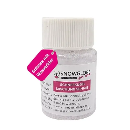Konfetti Weiß von SNOWGLOBE for you - DO IT YOURSELF