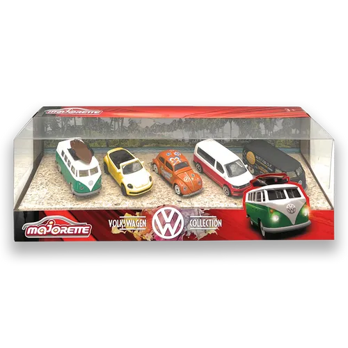 Majorette Volkswagen Originals 5er-Geschenkset Autos Spielzeugautos Kinderautos