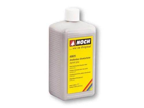 NOCH 60825 Modellbahn-Strukturfarbe Asphalt, Grau 250ml