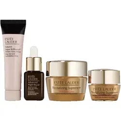 Estée Lauder Glow Authorities Set - 4 hochwertige Pflegeprodukte - Gesichtsseren: Enthält das beliebte Advanced Night Repair Serum und weitere Produkte für strahlende, jugendlich aussehende Haut.