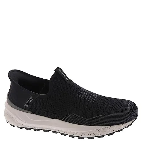 Skechers Bogdin-Arlett Slip-ins 210636-BLK, Herren Sneakers in Schwarz, Größe 44 EU - Herren-Sneaker aus hochwertigem Material, mit bequemer Slip-in-Funktion für einfachen Einstieg und optimalen Tragekomfort.