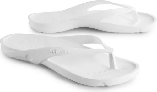 Schuzz Zehensandale TONG - Weiß - Herren 42 - Hochwertige Sandalen aus leichtem EVA, rutschfest und chlorbeständig. Ideal für Strand und Pool, bieten sie maximalen Komfort und ein modernes Design.
