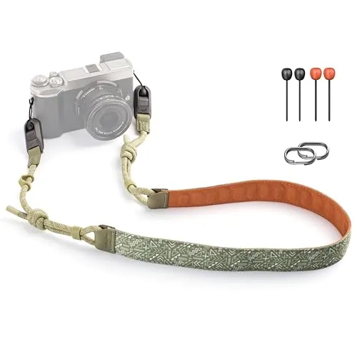 PGYTECH Künstlerischen Stil Kamera-Schultergurt Air, Kameragurt mit Schnellverschluss, verstellbarer 1100-1400 mm Kamera-Umhängegurt für Nikon/Canon/Sony Mirrorless-Kameras (Tribal Geometric) L