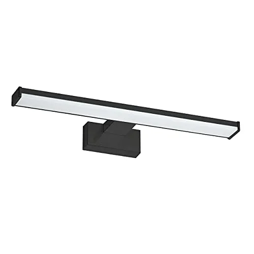 Oktaplex lighting LED Spiegelleuchte 40cm schwarz Wandmontage 3000K Warmweiß 8W 570lm Badezimmer Spiegellampe