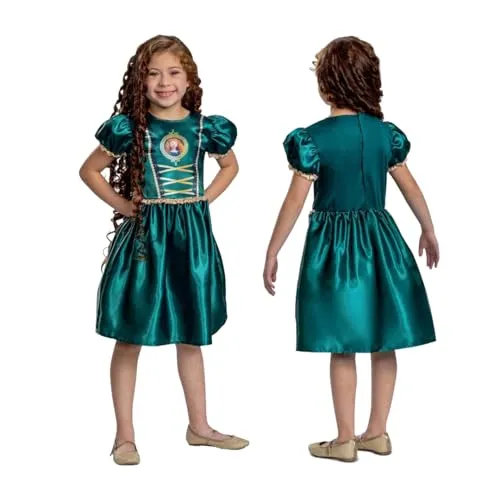 Disney Offizielles Merida Kostüm Für Kinder Mädchen Prinzessin Faschingskostüm