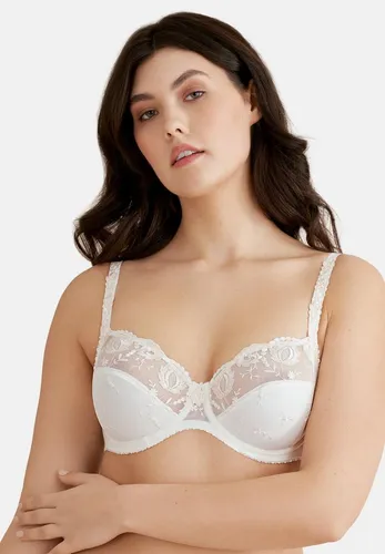 Conturelle Bügel-BH Provence - Transparente Obercups und wunderschöne Stickerei - Funktionsunterwäsche mit femininen transparenten Obercups und perfektem Sitz für höchsten Tragekomfort, ideal für jeden Tag.