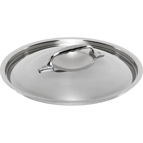 de Buyer Edelstahl Deckel mit Gussgriff Ø24 cm für Prima Matera - Brat- & Grillpfannen, langlebig und vielseitig einsetzbar auf allen Herdtypen, ideal für präzises Garen.