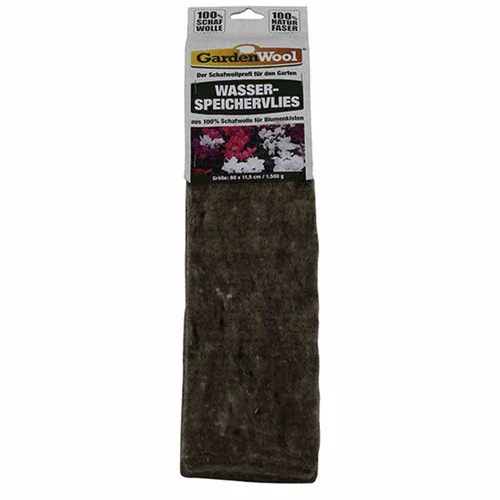 GardenWool Wasserspeichervlies grau 80 cm für Blumenkästen