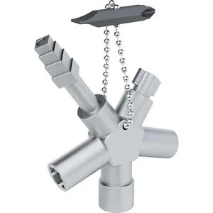 Absina Schaltschrankschlüssel 1005, Bau, 6 Profile, für Schränke und Absperrsysteme