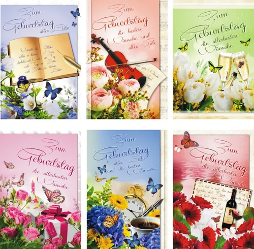 tolle Glückwunschkarten zum Geburtstag 51-1828 Geburtstagskarte Grußkarte 100