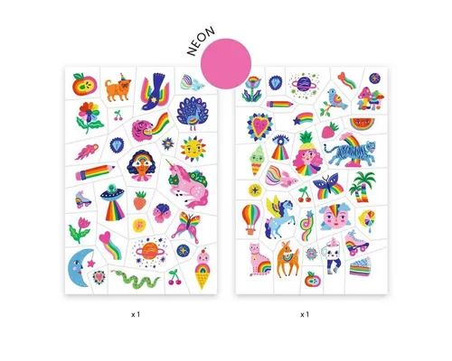 DJECO Kindertattoo 50 Kindertattos zum Aufkleben
