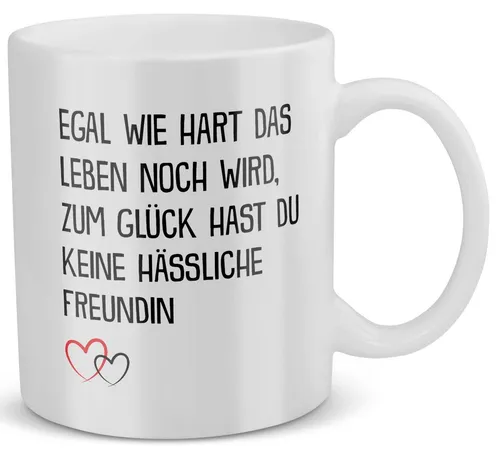 22Feels Tasse Freund Jahrestag Geschenk für Ihn Valentinstag Männer Geburtstag Liebe, Keramik, Made in Germany, Spülmaschinenfest