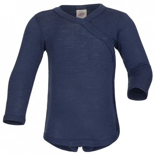 Engel - Kid's Wickelbody L/S - Merinounterwäsche Gr 74/80 blau