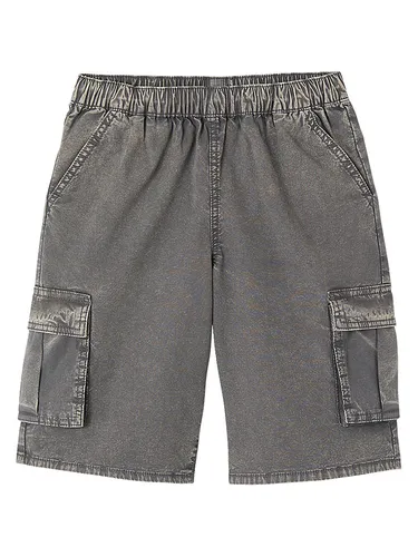 vertbaudet Cargoshorts in Grau, Größe 128, Kinder