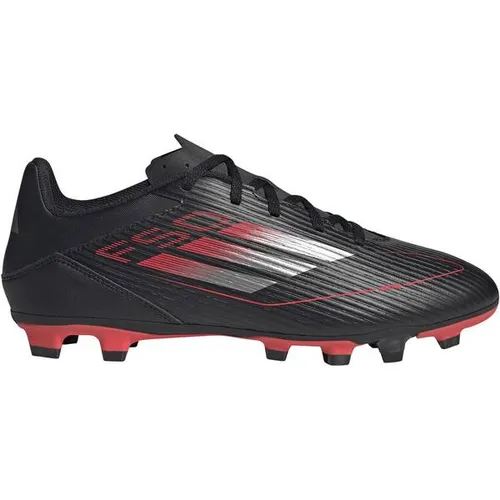 adidas Unisex F50 Club Football Boots FG/MG - Fußballschuhe mit regulärer Passform und schnürbarem Design, ideal für verschiedene Bodenarten dank FG/MG Außensohle und strapazierfähigem Fiberskin Obermaterial.