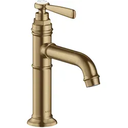 Axor Montreux Einhebel-Waschtischmischer 100 - Brushed Bronze - Elegante Waschtischarmatur mit Hebelgriff, ideal für stilvolle Badezimmer und sorgt für präzise Wasserregulierung.