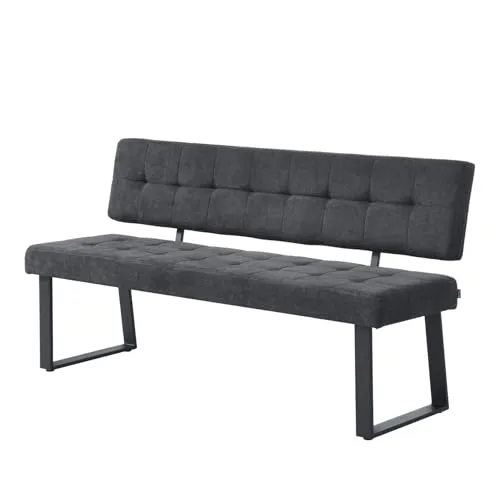 B&D home Sitzbank Sigfrid in schwarz von B&D home