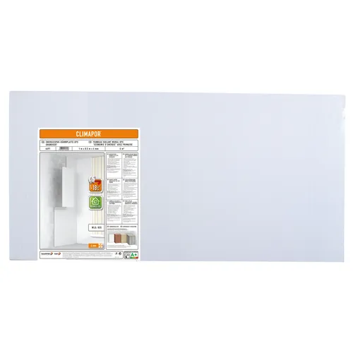 Climapor Styroporplatte Energiespar-Dämmplatte, 1 x 0,5 m - Dämmplatten für Innenräume, ideal zur Verbesserung der Wärmedämmung und Senkung der Heizkosten. Recyclebar und einfach zu verarbeiten.