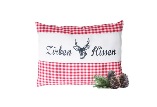 Dr. Berger Zirbenkissen Zirbenkissen Vichy Rot 26 x 19 cm in rot von Dr. Berger