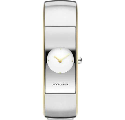 Jacob Jensen Damen Analog Quarz Uhr 471 in silber von Jacob Jensen