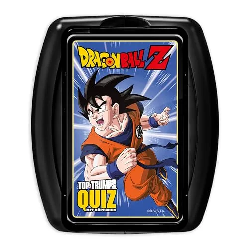 Top Trumps Quiz Dragon Ball Z Edition - Quiz Kartenspiel für Dragon Ball Z Fans! - Fanartikel & Merchandise - Kartenspiel für 2+ Spieler ab 8+ Jahren - Deutsch