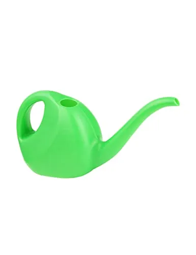 Garronda Gießkanne Zimmerpflanzen Innen, Gießkanne klein Plastik, Bewässerung für Zimmerpflanzen, Gieskanne für Haushalt GD-0045 (Grün, 2 Liter)
