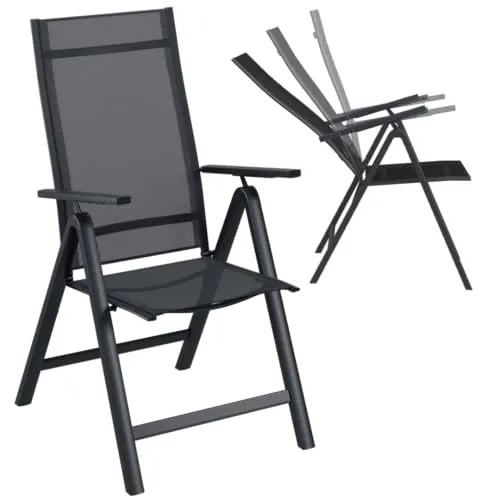 STEELSØN Gartenstuhl Alaris - Klappbarer Hochlehner mit Armlehne - Stühle & Strandkörbe: Der STEELSØN Alaris Gartenstuhl mit 6-fach verstellbarer Rückenlehne bietet individuellen Komfort und ist ideal für Garten, Terrasse oder Camping.