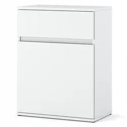 STIV Möbel Kommode Weiß Matt 60x78 cm