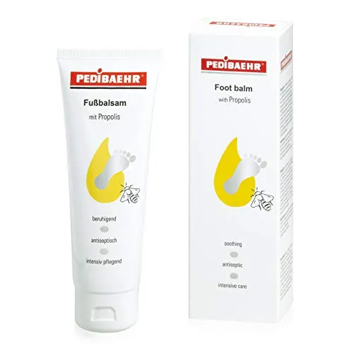 Pedibaehr Fußbalsam, Fußcreme mit Propolis Fusspflege für jeden Hauttyp, PediBaehr, 125 ml