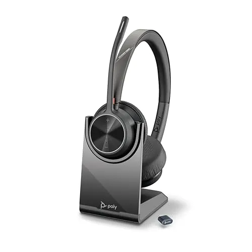 Poly Voyager 4320UC Schnurloses Headset mit Ladestation