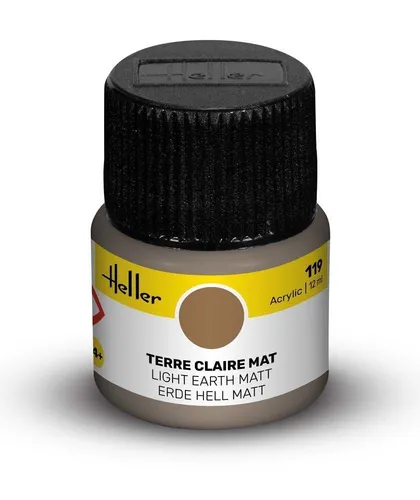 HELLER 9119 ACRYLFARBE 119 TERRE CLAIRE MATT 12ML