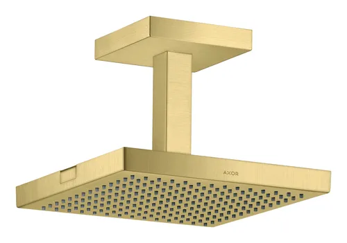 Axor Showersolutions Kopfbrause 1jet 240x240 mm - Brushed Brass - Brausen mit elegantem Deckenanschluss, bietet ein luxuriöses Duscherlebnis und zeitloses Design in Brushed Brass.