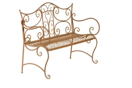 TPFGarden Targo Metallbank für 3 Personen - Antik Braun - Die TPFGarden Targo Gartenbank vereint elegantes Design und hohe Stabilität. Mit einer Belastbarkeit von 200 kg ist sie ideal für entspannte Momente im Freien. Pflegeleicht und in verschiedenen Farben erhältlich.
