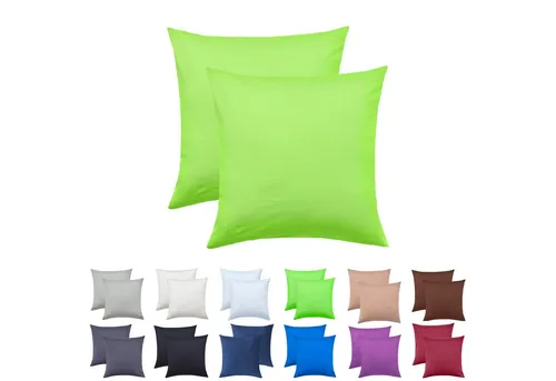 NatureMark Kissenbezüge Jersey Kissenbezüge, (2 Stück) in grün von NatureMark