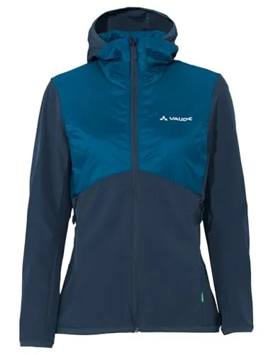 Vaude Damen Brenva Jacke (Größe XXS, blau) - Funktionsjacke mit leichter Hybrid-Isolierung und PrimaLoft für optimale Wärme und Bewegungsfreiheit beim Outdoor-Sport.