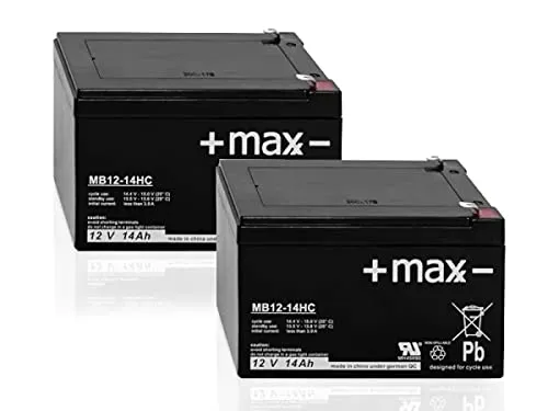 Akku kompatibel Alber E-Fix E20 E25 24V 2x 12V 14Ah AGM Blei Accu wartungsfrei