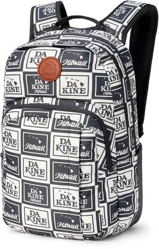Dakine Alltags-Rucksack Campus M Hawaii weiss/grau - 25 Liter - Taschen, stylischer Schulranzen und Freizeitrucksack mit praktischen Reißverschlussfächern und vielfältigen Farben für jeden Geschmack.