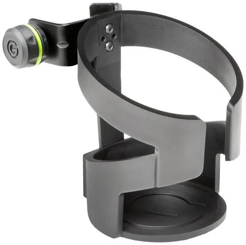 Gravity MA Drink M Getränkehalter - Getränkehalter für Mikrofonständer, sicherer Halt für Flaschen und Becher bis 70 mm Durchmesser