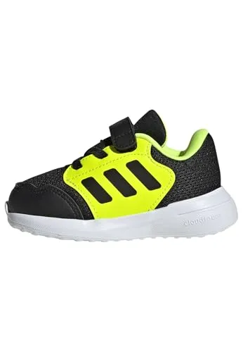 adidas Unisex Baby TENSAUR Run 3.0 Shoes Infants Laufschuhe, Core Black/Core Black/Lucid Lemon, 25 EU