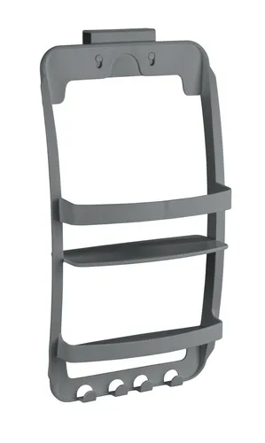 WENKO Badregal Universal, Anthrazit, Badaufhängung ohne bohren