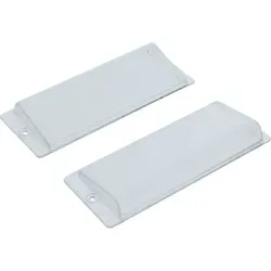 Whirlpool - Ersatzteil - Lampenabdeckung 170x65mm, original - aeg, bauknecht, scholtes, electrolux, juno