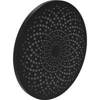 Schütte Kopfbrause CAPRI (schwarz matt) - Duscharmatur mit 26 cm Durchmesser, innovativer Samtstrahltechnologie für ein luxuriöses Duscherlebnis und inklusive Wasserspardichtung.