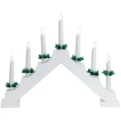 Kerzenbrücke Schwibbogen Lichterbogen aus Holz