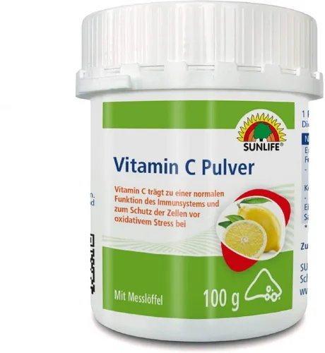 Sunlife Vitamin C Pulver 100g.