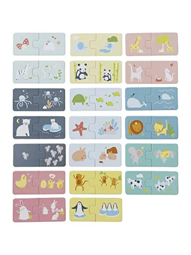 VERTBAUDET Kleinkinder Puzzle, Tiere Mehrfarbig ONE Size