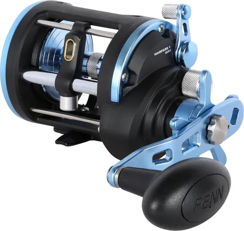 PENN Warfare II Level Wind 20 SD Multirolle - Hochleistungs-Angelrolle mit leichtem Graphitrahmen und stabiler Aluminiumschnurrolle. Ideal für präzises Angeln und maximale Kontrolle dank HT-100™-Bremssystem.