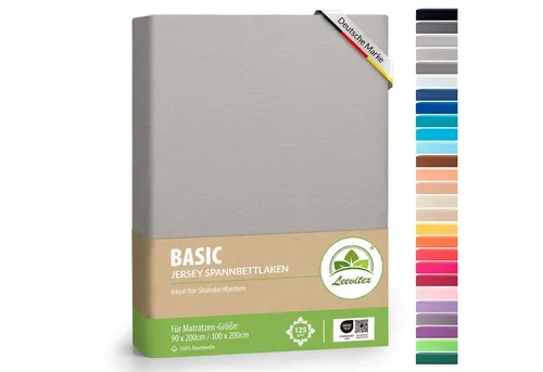 Bettlaken Silber von Leevitex