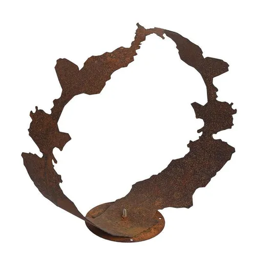 Gartenskulptur Edelrost Gartendeko 48 cm Rost Dekofigur Dekoration Skulptur Deko