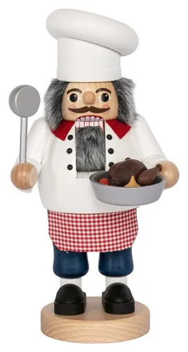 Richard Glaesser Nussknacker Koch 30 cm - Nussknacker aus dem Erzgebirge, handgefertigt und detailreich gestaltet – ein einzigartiges Sammlerstück und festlicher Blickfang.