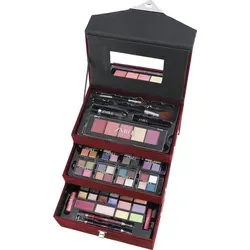 ZMILE COSMETICS Beauty Case Velvety (dark berry) - Veganes Make-up Set für unterwegs, umfangreiche Auswahl an hochwertiger Kosmetik und ideal als Geschenk